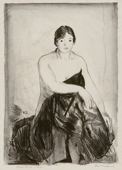 Modellen, den anden sten af George Bellows