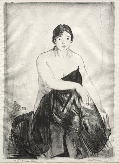 Modellen, den anden sten af George Bellows