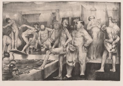 Brusebadet af George Bellows