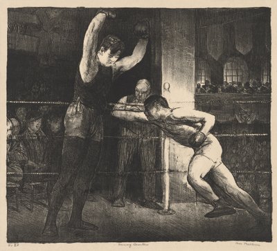 Træningslokaler af George Bellows