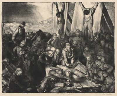 War Series:  Guds straf, England af George Bellows