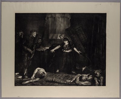 Krigsserie: Det sidste offer af George Bellows