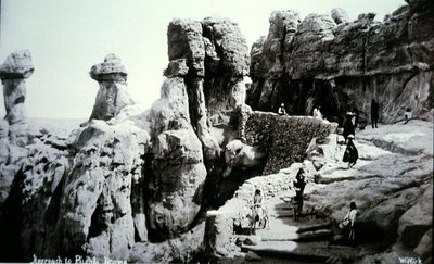 Tilgangen til Pueblo Acoma, New Mexico af George Benjamin (Ben) Wittick