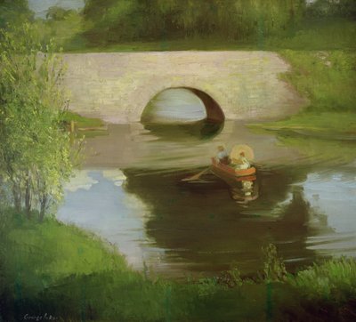 Central Park (olie på lærred) af George Benjamin Luks