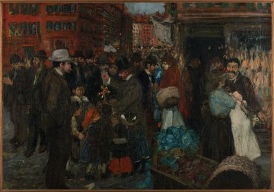 Gadebillede (Hester Street) af George Benjamin Luks