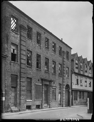 Norfolk Iron Works, Coslany Street, Norwich, Norfolk, 1942. af George Bernard Mason