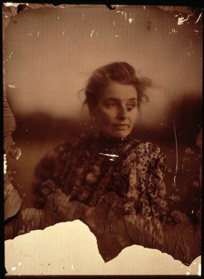 Portrætfotografi af Beatrice Webb (1858-1943) (autokrom foto) (se også 2900) af George Bernard Shaw