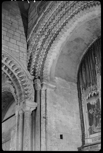 Durham Cathedral, Palace Green, Durham, County Durham, 1942. af George Bernard Wood