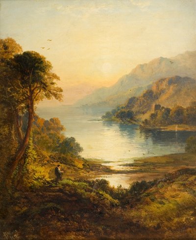 Kyles of Bute, Argyll, 1876 af George Blackie Sticks