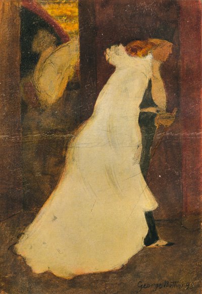 Forlader teatret, 1898 af George Bottini