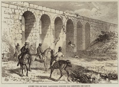 Ulykke med North Warwickshire Foxhounds nær Kenilworth af George Bouverie Goddard