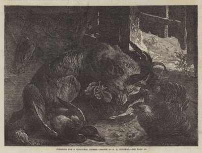 Fodersøgning til en julemiddag af George Bouverie Goddard