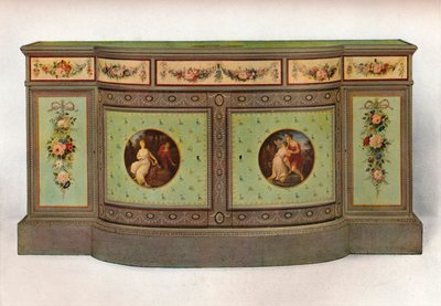 Kommode, c1785 af George Brookshaw