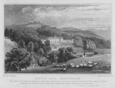 Castle Hill, Devonshire (gravering) af George Bryant Campion
