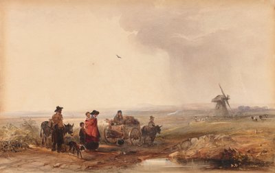 Gypsy Camp, Holland af George Bryant Campion