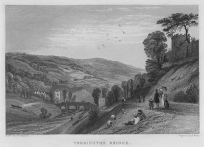 Torrington Bridge (gravering) af George Bryant Campion