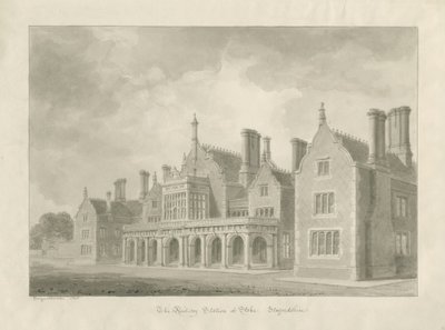 Stoke-upon-Trent - Jernbanestation: sepia-tegning af George Buckler