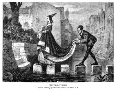 Stepping Stones, c1800-tallet. af George Butterworth