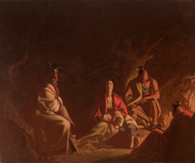 Taget til fange af indianere af George Caleb Bingham