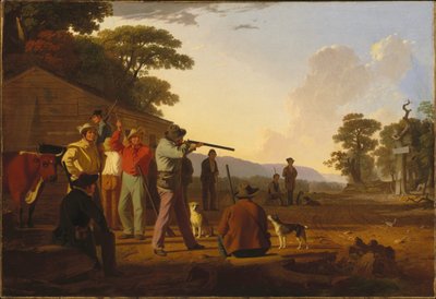 At skyde efter kødet af George Caleb Bingham