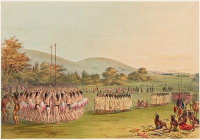 Boldspilsdans af George Catlin