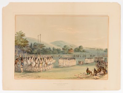Boldspillende dans - nr. 22 af George Catlin