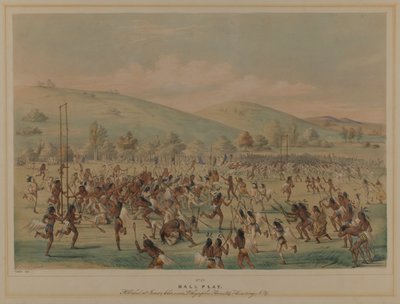 Boldspil (La Crosse) af George Catlin