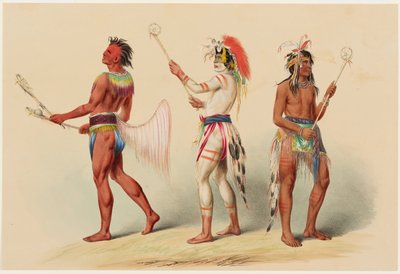 Boldspillere af George Catlin