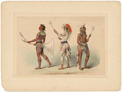 Boldspillere af George Catlin
