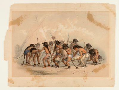 Bøffeldans nr. 8 af George Catlin