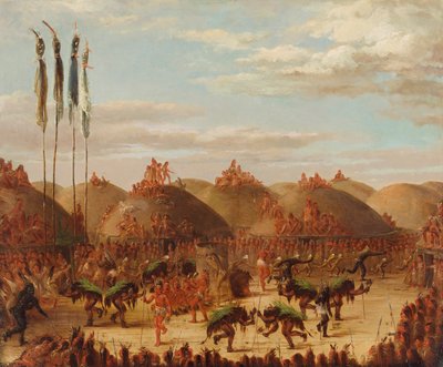 Tyredans, Mandan O-kee-pa-ceremoni af George Catlin