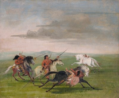 Comanche-bedrifter, 1834-1835. af George Catlin