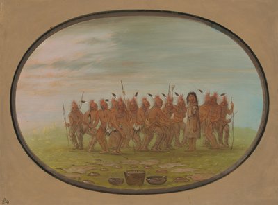 Dance to the Berdache - Saukie, 18611869. af George Catlin