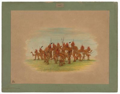 Discovery Dance - Saukie af George Catlin
