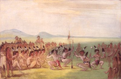 Ørnedans, Choctaw af George Catlin