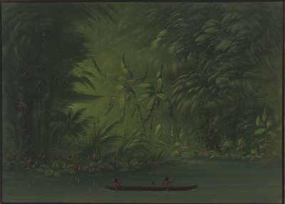 Indgang til en lagune, Amazonas kyst, 18541869. af George Catlin