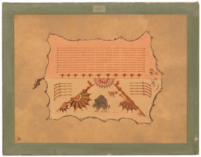 Faksimile af en Omaha-kåbe af George Catlin