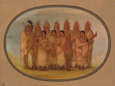 Iowa-indianere, der besøgte London og Paris, 18611869. af George Catlin