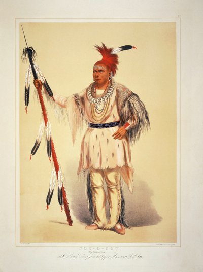 Joc-o-sot (Den vandrende bjørn) af George Catlin