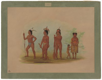 Clatsop indianere af George Catlin