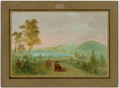 La Salle myrdet af Duhaut. 19. maj 1686 af George Catlin