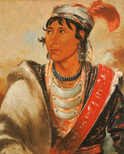 Láh-shee, The Licker, kaldet Creek Billy, 1838. af George Catlin