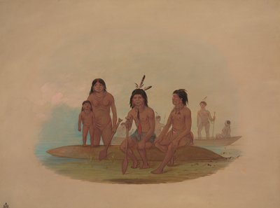 Marahua-indianere, 18541869. af George Catlin