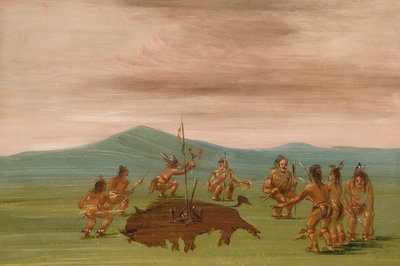 Medicinbøffel fra Sioux-folket af George Catlin