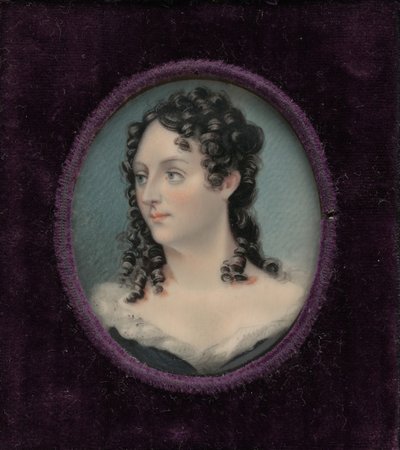 Mrs. George Catlin Clara Bartlet Gregory, ca. 1830. af George Catlin