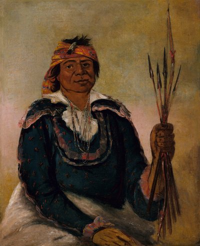 Ni-có-man, svaret, den anden høvding af George Catlin