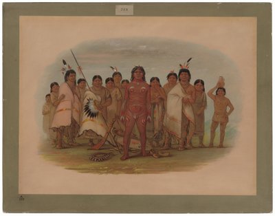 "Paint Me" - Apachee af George Catlin
