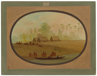 At male Lengua-høvdingen af George Catlin