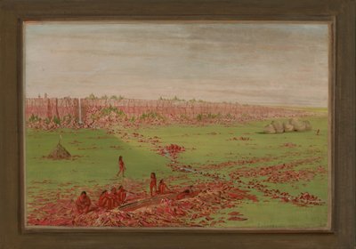 Pipestone-bruddet på Coteau des Prairies af George Catlin