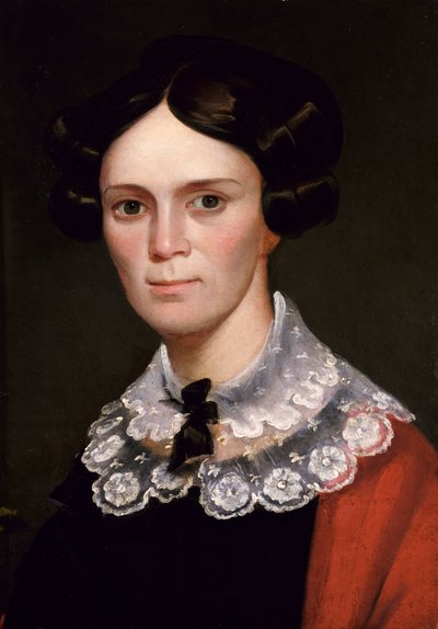 Portræt af en kvinde, ca. 1825-1830. af George Catlin